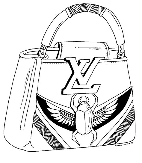 printable louis vuitton coloring pages.